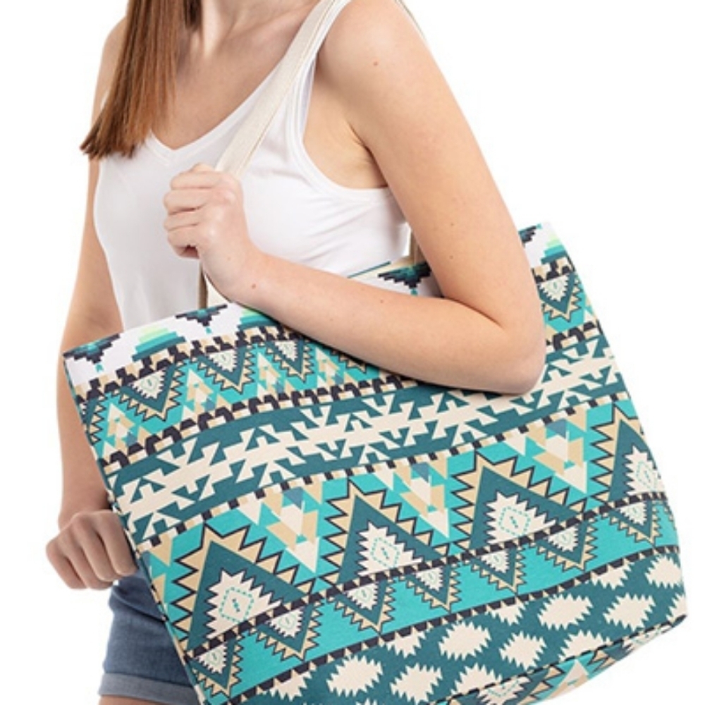 Aztec Pattern Tote Bag
